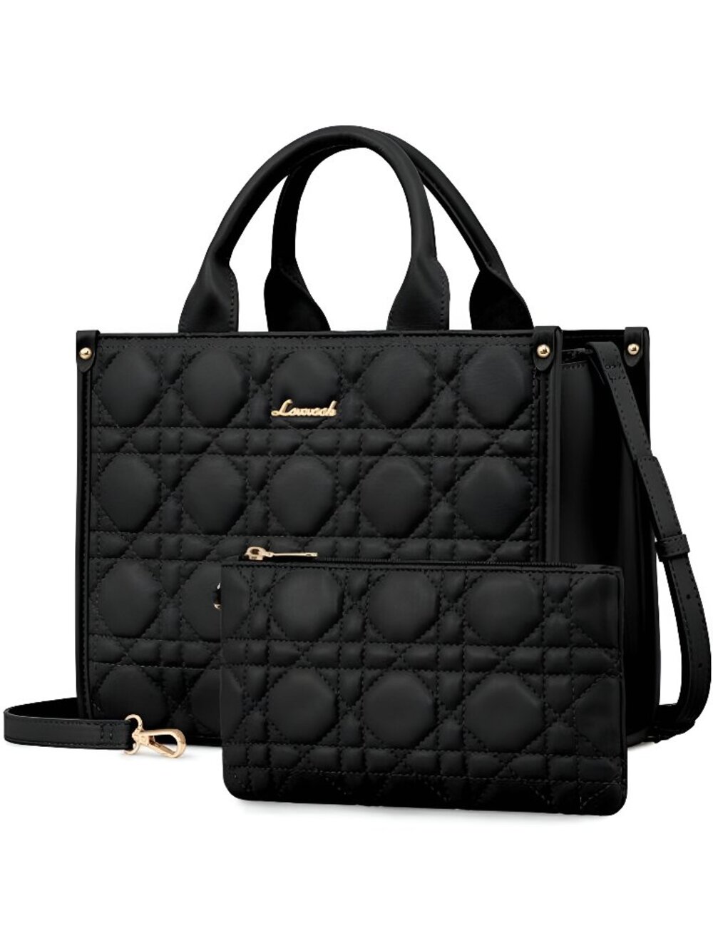 Purses and Handbags for Women Handbags Shoulder Bags Black Purses and PU Leather